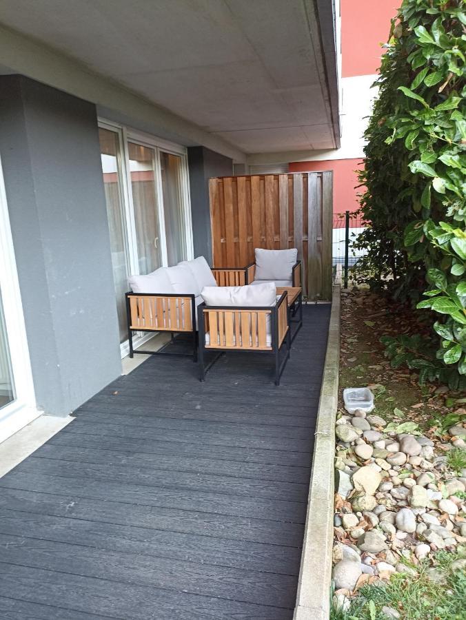Tres Bel Appartement Rez De Jardin Appart De 53M2. Pfastatt Eksteriør bilde